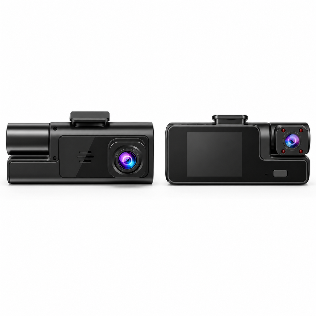 Cámara de Tablero Doble (Frontal e Interior) DVR para Auto