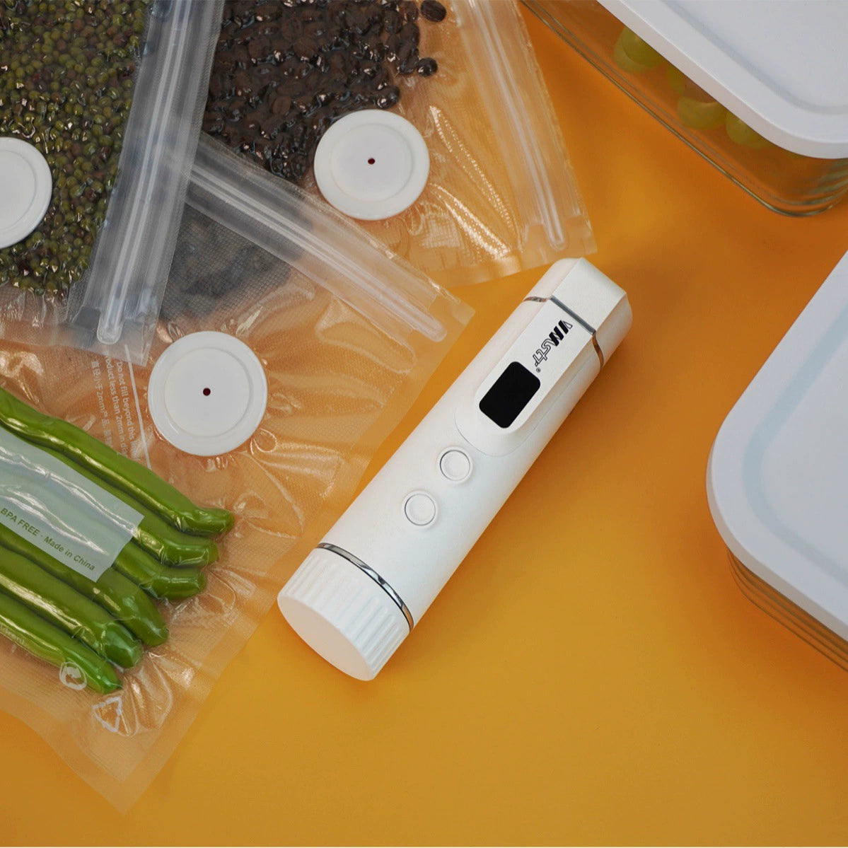 Bomba de Vacío Portátil Inteligente Selladora de Alimentos